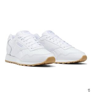 Reebok Women’s White and Tan Sneakers